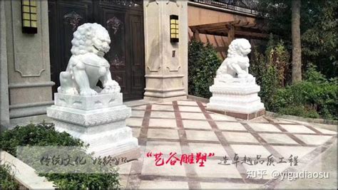 家门口放石狮子|门口放石狮子的讲究和寓意解析，深度了解古老文化